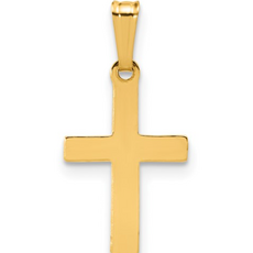 14k Yellow Gold-Filled Cross Pendant