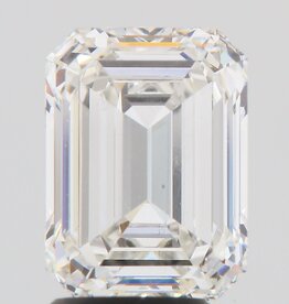 American Jewelry 3.10ct E/VS1 IGI Lab Grown Emerald Cut Loose Diamond