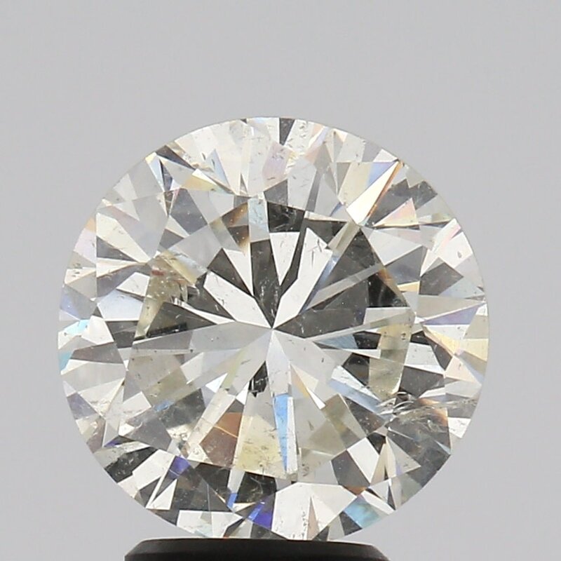 American Jewelry 3.81ct J/SI1 GIA Round Brilliant Loose Diamond