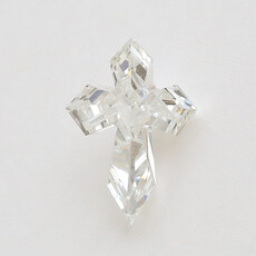 American Jewelry Approx. 7.25ct Lab Grown Specialty Cross Shape Loose Diamond