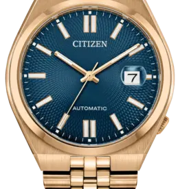 Citizen Citizen Tsuyosa 60 Rose Gold Tone with Blue Dial