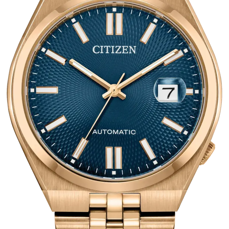 Citizen Citizen Tsuyosa 60 Rose Gold Tone with Blue Dial