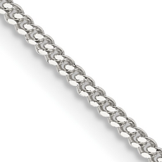 Sterling Silver 1.75mm Curb Link Chain 18"