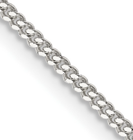 Sterling Silver 1.75mm Curb Link Chain 18"