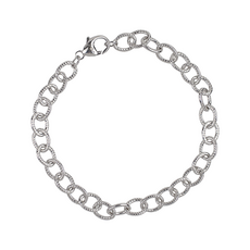 Rembrandt Sterling Silver Rembrandt Charm Bracelet (7")