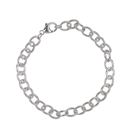 Rembrandt Sterling Silver Rembrandt Charm Bracelet (7")