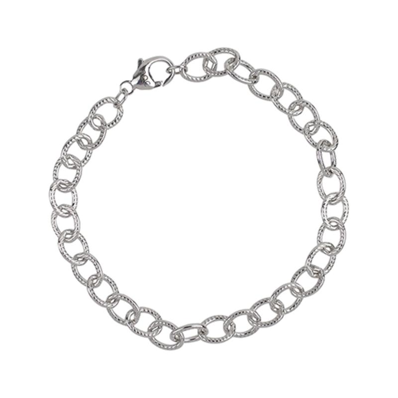 Rembrandt Sterling Silver Rembrandt Charm Bracelet (7")
