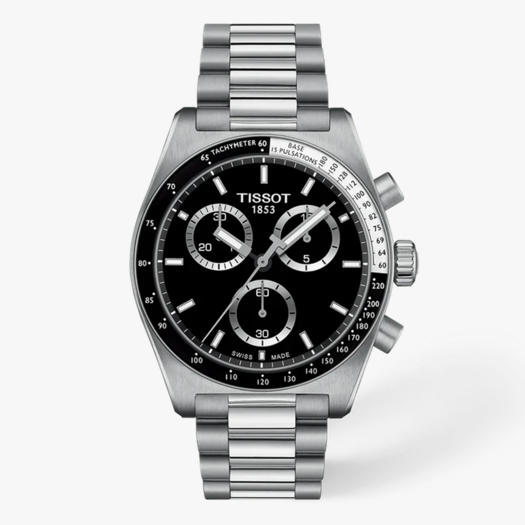 Tissot Tissot PR516 40mm Gents Watch w/ Black Chronograph Dial