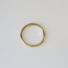 American Jewelry ESTATE 14k Yellow Gold 0.06ctw Diamond Ring (Size 4)