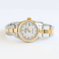 Rolex Pre-Owned Rolex Ladies Two Tone Oyster Perpetual Datejust w/ White Dial (Year 2000)