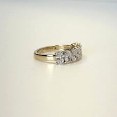 American Jewelry 14k Yellow Gold 1.99ctw FG/VS Oval Lab Grown Diamond Wedding Band (Size 7.5)
