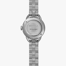 Shinola Shinola Runabout 25mm MOP Diamond Dial Silver Bracelet
