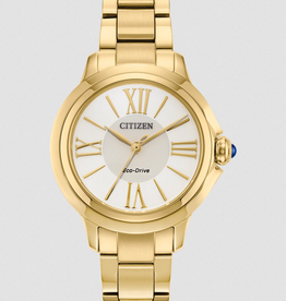 Citizen Citizen L Ceci Gold Tone Ladies Watch w/ White Dial