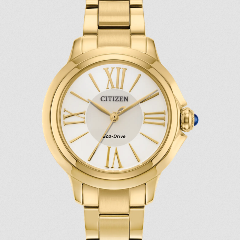Citizen Citizen L Ceci Gold Tone Ladies Watch w/ White Dial