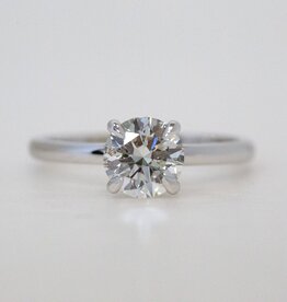 14k Yellow Gold 1ct J/I1 Round Brilliant Solitaire Engagement Ring (Size 5.5)
