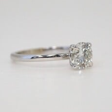 14k Yellow Gold 1ct J/I1 Round Brilliant Solitaire Engagement Ring (Size 5.5)
