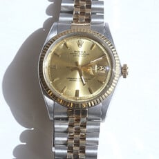 Rolex Pre-owned Rolex Oyster Perpetual Datejust w/ Gold Dial