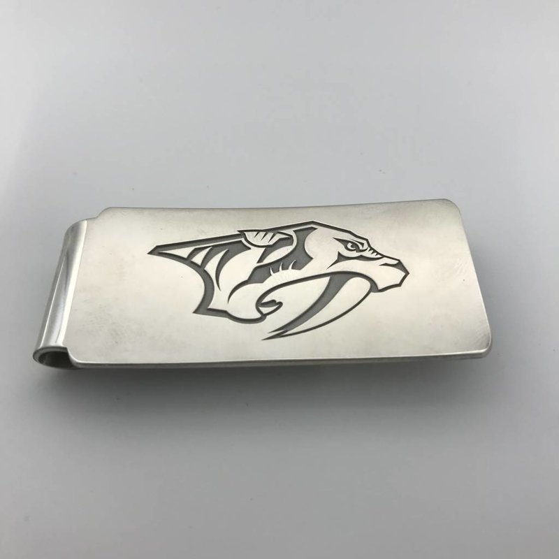 Sterling Silver NHL Predators Nashville Money Clip