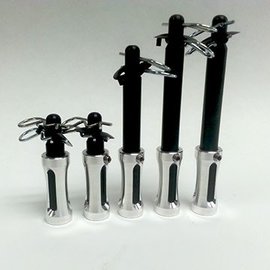 GFRP GFR-1040 Clip-On Body Posts-Alum. Base/ Delrin Post- SILVER