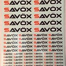 Savox SAVSTICKER Savox Logo Sticker Sheet 190 x 230 mm