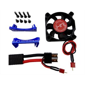 HOT RACING HRAXMX505F06  Monster Blower Motor Heat Sink Fan with Mount, for Traxxas X-Maxx