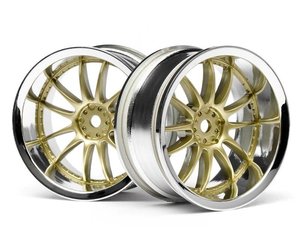 psycho wheels ベスト　サイズ2 HPI Racing Work Emotion Xc8 Wheels 26mm Black 6mm Offset (2