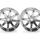 HPI HPI3301  Work Emotion XC8 Wheel, 26mm, Chrome, 6mm Offset