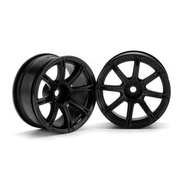 HPI HPI3307  Work Emotion XC8 Wheel, 26mm-6mm OffSet, Black