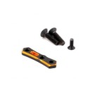 Radtec XR-20036  Aluminum Front Body Post Mount Set for X1, Orange/Black
