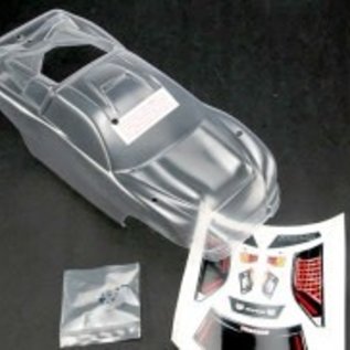 Traxxas TRA4412   Body, Nitro Rustler (Clear Body with Decal Sheet, Wing and Aluminum Hardware)