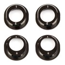 Team Associated ASC91793  B6.1 Aluminum Differential Height Inserts Black