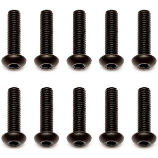 Team Associated ASC31522  2.5x10mm Button Head Hex Screws (10)