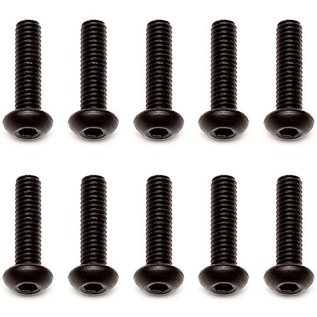 Team Associated ASC31522  2.5x10mm Button Head Hex Screws (10)