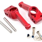 Traxxas TRA1952A  Red Alu Rear Stub Axle Carriers (2) Hoss Rustler Slash Stampede 4wd