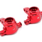 Traxxas TRA6837R  Red Alu Steering Blocks (L&R) (2) Hoss Rustler Slash Stampede 4x4
