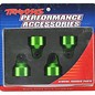 Traxxas TRA7764G  Green Aluminum GTX Shock Cap (4) Fits X-Maxx & XRT