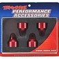 Traxxas TRA7764R  Red Aluminum GTX Shock Cap (4) Fits X-Maxx & XRT