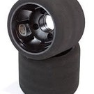 BSR BSRF1022  1/10 Rear Pan Foam Tire Purple (2) Durometer 35-40