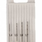 Racers Edge RCE7063 Shock Piston Drill Bit Set (1.4, 1.5, 1.6, 1.7mm)