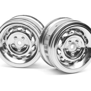 HPI HPI33472  Chrome Vintage Wheel CC Type  26mm (0mm Offset) (2) VTA