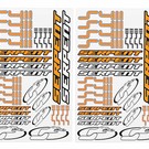 Serpent SER401435  Decals S411 Black-White-Orange (2)