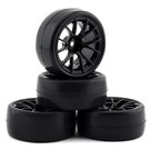 Firebrand RC FBR69240 Firebrand RC Hustler RS Pre-Mounted On-Road Tires (4)