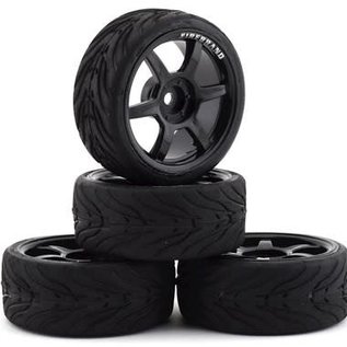 Firebrand RC FBR1WHESCO078   FBR69207 Firebrand Scorch RT3 Pre-Mounted On-Road Tires (4) Scorch