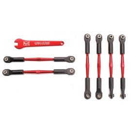 Traxxas TRA5539X  Red Alu 58mm Camber Link Turnbuckles w/ Wrench:  Jato