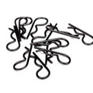 Traxxas TRA3934A  Black Heavy Duty Body Clips (12)