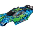 Traxxas TRA6717G Rustler 4X4 VXL Assembled Green Body with Decals