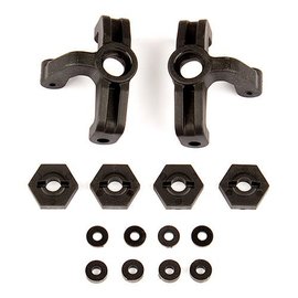 Team Associated ASC21508  Steering Blocks and Wheel Hexes Set  14B 14T