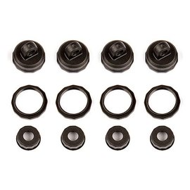 Team Associated ASC21536  Reflex Shock Caps and Collars  14B 14T