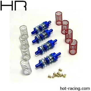 HOT RACING HRAMFD32806  HotRacing Blue Aluminum 32mm Shock Absorber Set