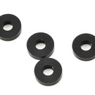 Yokomo YOKZC-A3820B  Yokomo 3x8x2mm Aluminum Spacer (Black) (4)